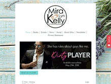 Tablet Screenshot of miralynkelly.com